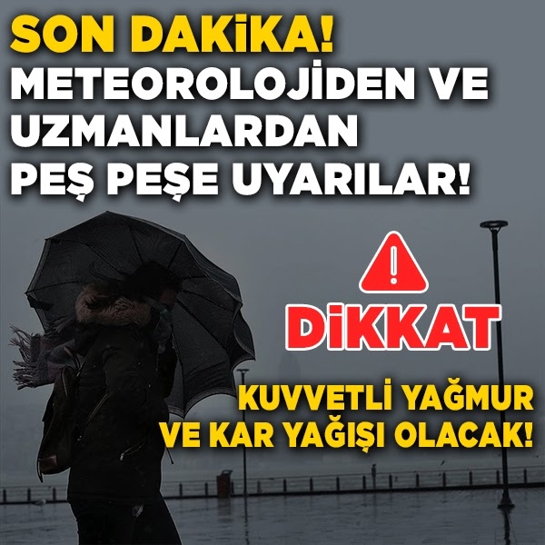 meteorojiden peşpeşe uyarı galerisi resim 1
