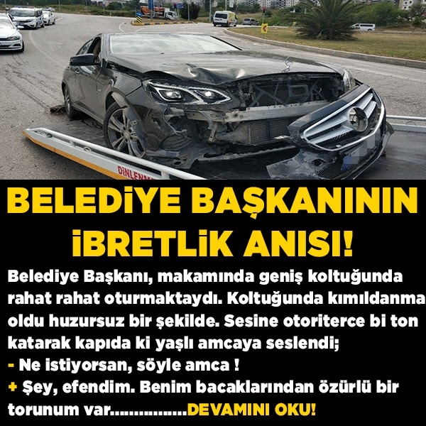 Belediye başkanının ibretlik anısı galerisi resim 1