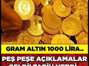 Altın fiyatlarıyla ilgili son dakika