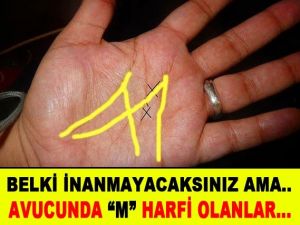 Avucunda M Harfi Olanlar.. Öyle Bir Sırrı Ortaya Çıktı ki!