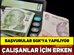 Çalışanlar için erken emeklilik formülü!