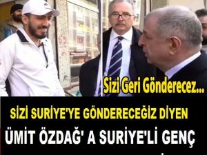 Ümit Özdağ'a Beklemediği cevap geldi...