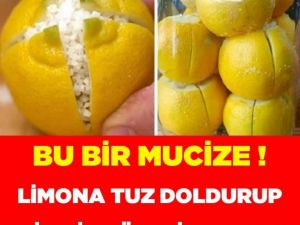 Limon’un içine Tuz Koyun