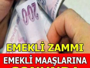 Emeklinin Yeni Zammı