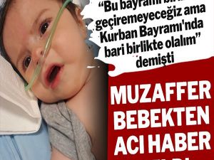 Muzaffer bebekten acı haber geldi