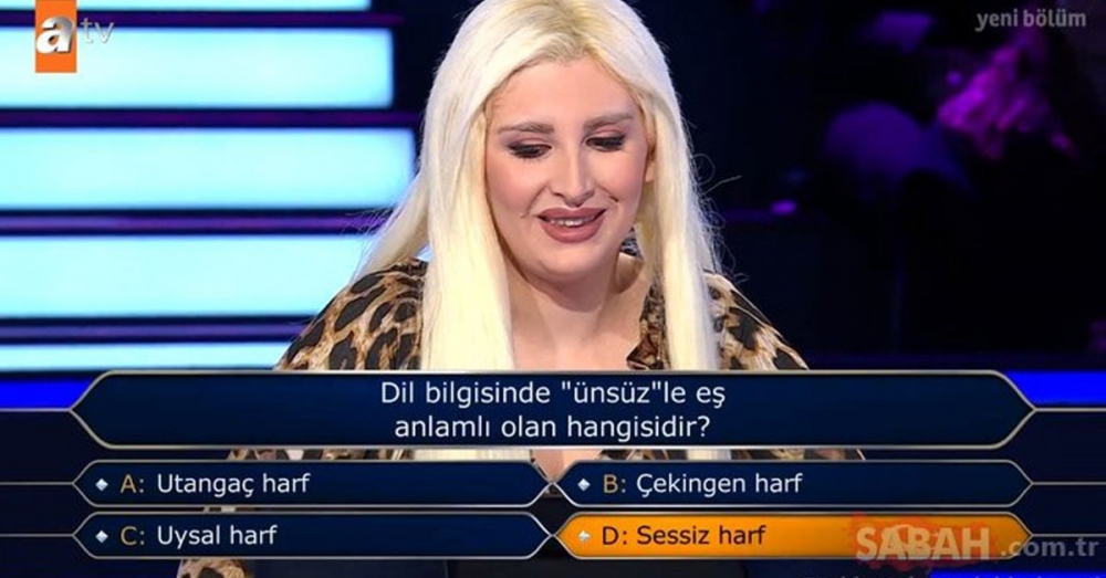 Kim Milyoner Olmak İster'e damga vuran soru galerisi resim 5