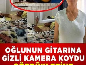 Oğlu hiç farketmemişti