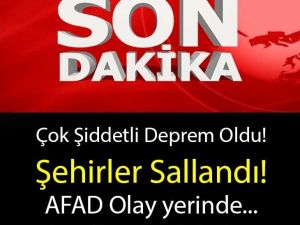 Az önce meydana geldi