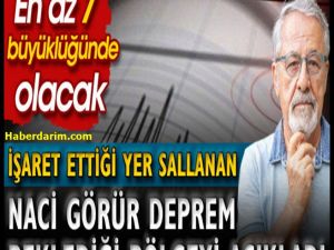 O ilde yaşayanlar tetikte olsun!