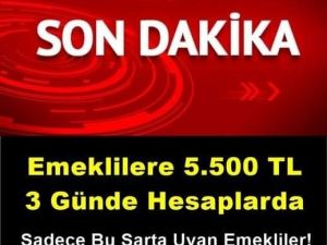 Emekli Olanlara Gelen Haber