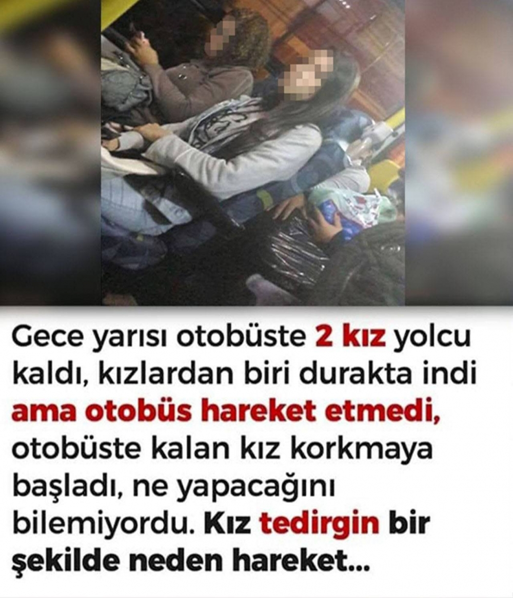 Genç kızın gece otobüste başına gelenler.. galerisi resim 1