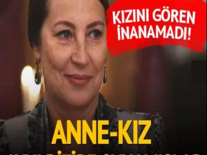 Kızı ile beraber aynı dizide