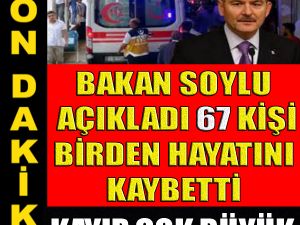 Soylu rakam açıkladı