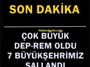 7 büyük şehir hissetti