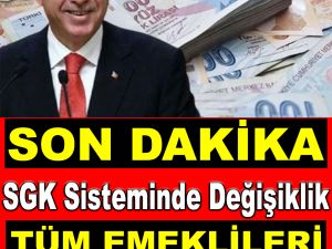 Sistemde değişiklik
