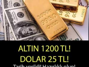 Dolar ve altını olanlara uyarı