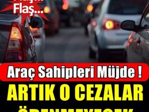 ARAÇ SAHİPLERİ MÜJDE ARTIK
