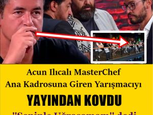 Yarışmadan kavuldu