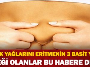 Göbek ve yan yağları eritmek için 3 kural
