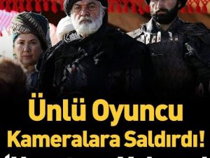 Kameraya saldıran ünlüler...