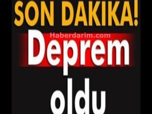 4.7 ve 5.1 büyüklüğünde iki deprem!