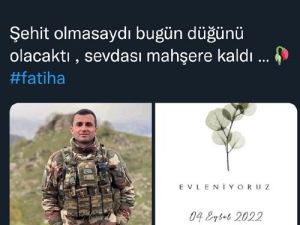Şehidin Nişanlısı Paylaşımıyla Yürekleri Dağladı
