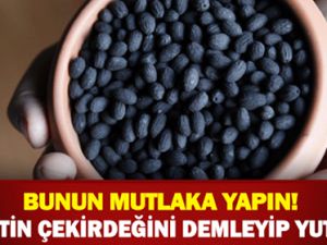 Bunun mutlaka yapın! Zeytin çekirdeğini demleyip yutun!