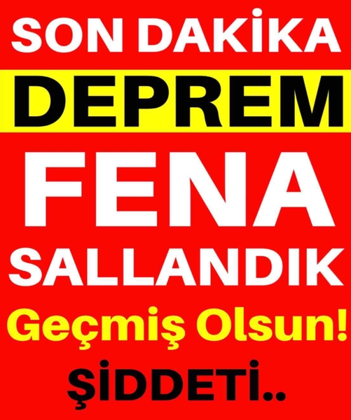 DEPREM OLDU GEÇMİŞ OLSUN… galerisi resim 1