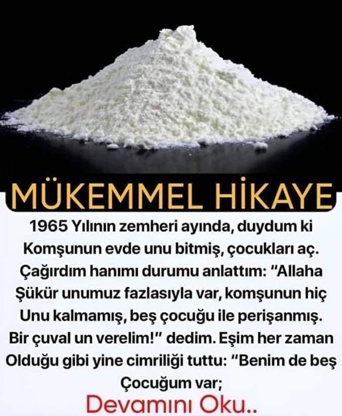 Günün hikayesi: Kilerdeki un galerisi resim 1