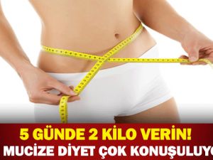 5 günde 2 kilo! İnanılır gibi değil!Kaynak: 5 günde 2 kilo! İnanılır gib