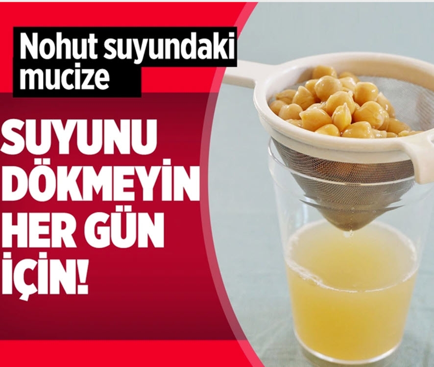 Sakın dökmeyin! Geceden ıslattığınız nohutun suyunu içerseniz… galerisi resim 1