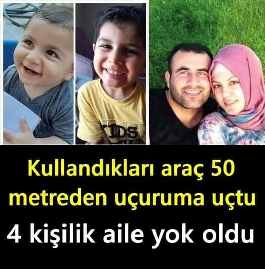 4 KİŞİLİK AİLE YOK OLDU galerisi resim 1