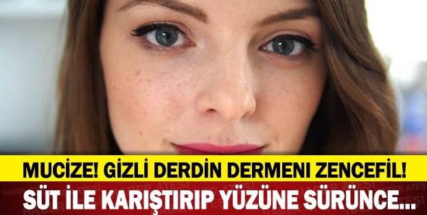 GİZLİ DERDİN DERMANI; ZENCEFİL! SÜT İLE KARIŞTIRIP YÜZÜNÜZE SÜRÜNCE... M galerisi resim 1