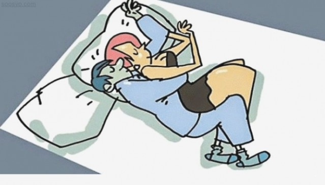 İşte Çiftlerin Birbirine Bağlılıklarını Gösteren 8 Uyku Pozisyonu galerisi resim 7