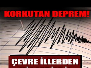 Korkutan deprem!