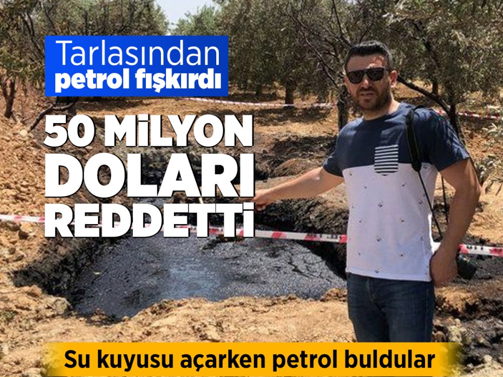 Tarlasından petrol çıktı galerisi resim 1