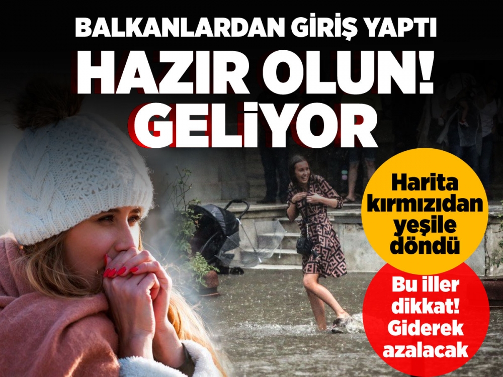 Balkanlardan giriş yaptı sıcaklık çakıldı! galerisi resim 1