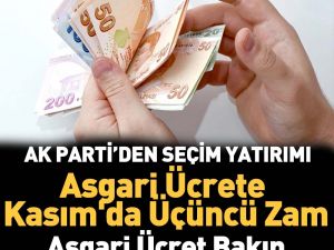 Asgari ücret bakın kaç lira olacakmış