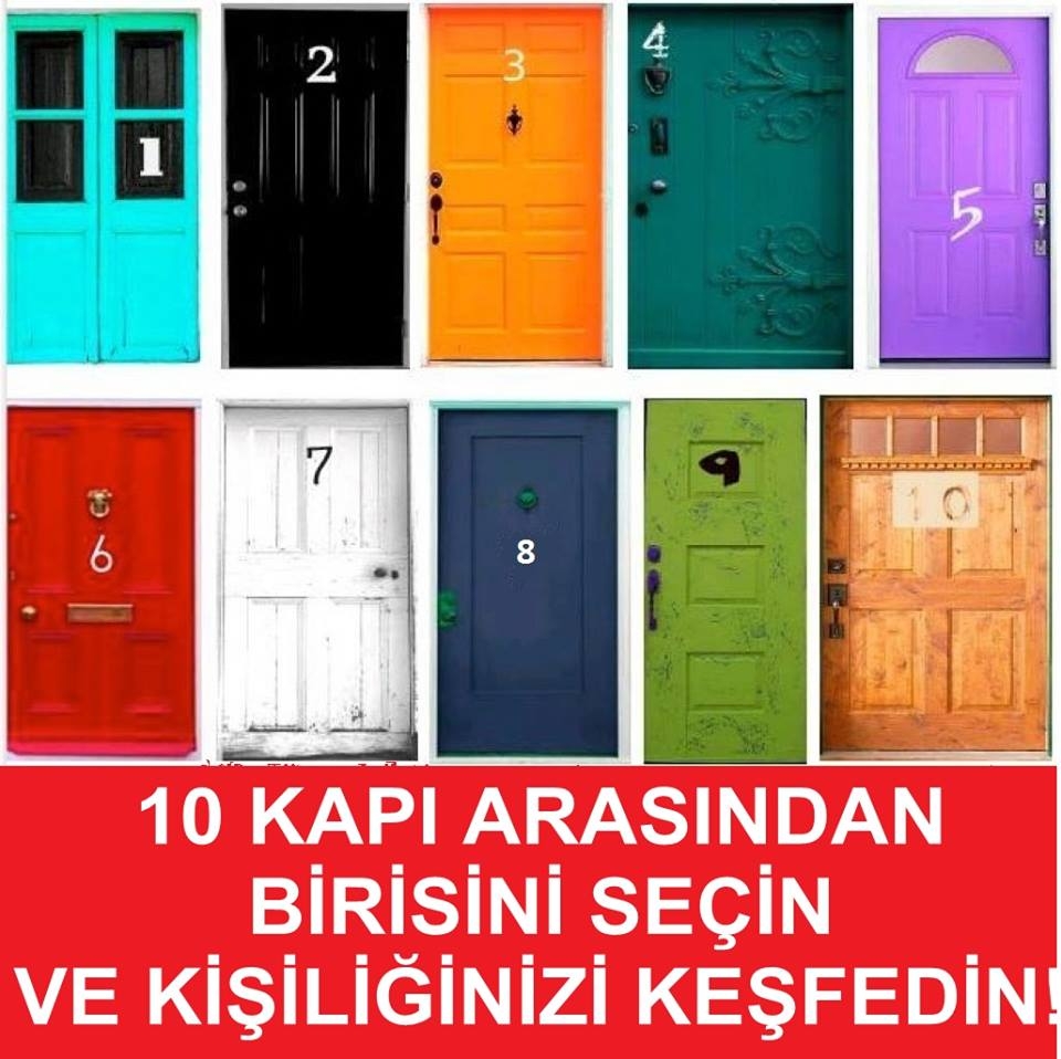 Seçtiğiniz Kapı Kişiliğinizi Ortaya Çıkarıyor! galerisi resim 1