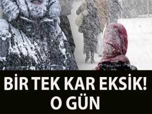 Kar yola çıktı, geliyor!