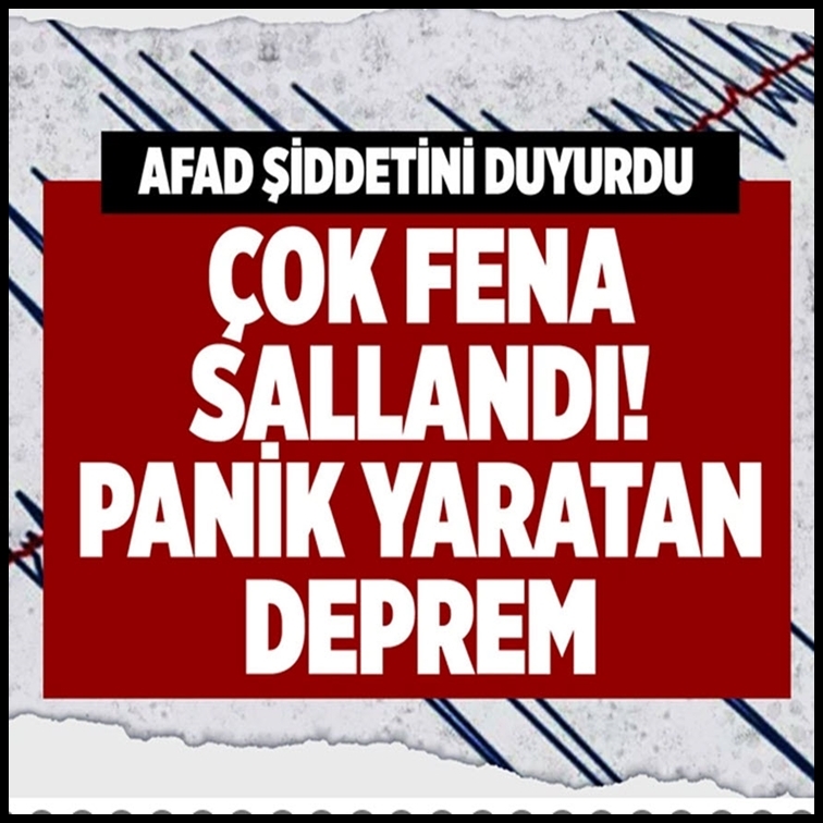 Panik yaratan deprem! galerisi resim 1
