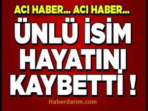 Ünlü oyuncudan acı haber geldi!