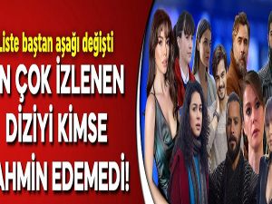 En çok izlenen diziyi kimse tahmin edemedi!