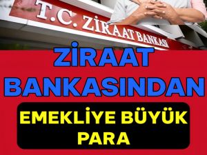 Ziraatden Emekliye Büyük Jest