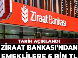 Ziraat Bankası'ndan Emeklilere 5 bin TL ödeme!