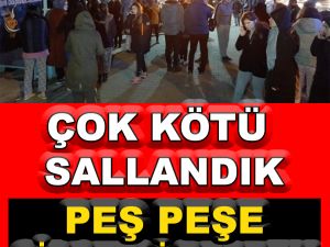 ART ARDA DEPREMLER MEYDANA GELDİ