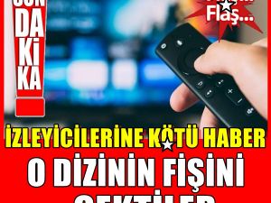 Bir dizi için daha hazin son!