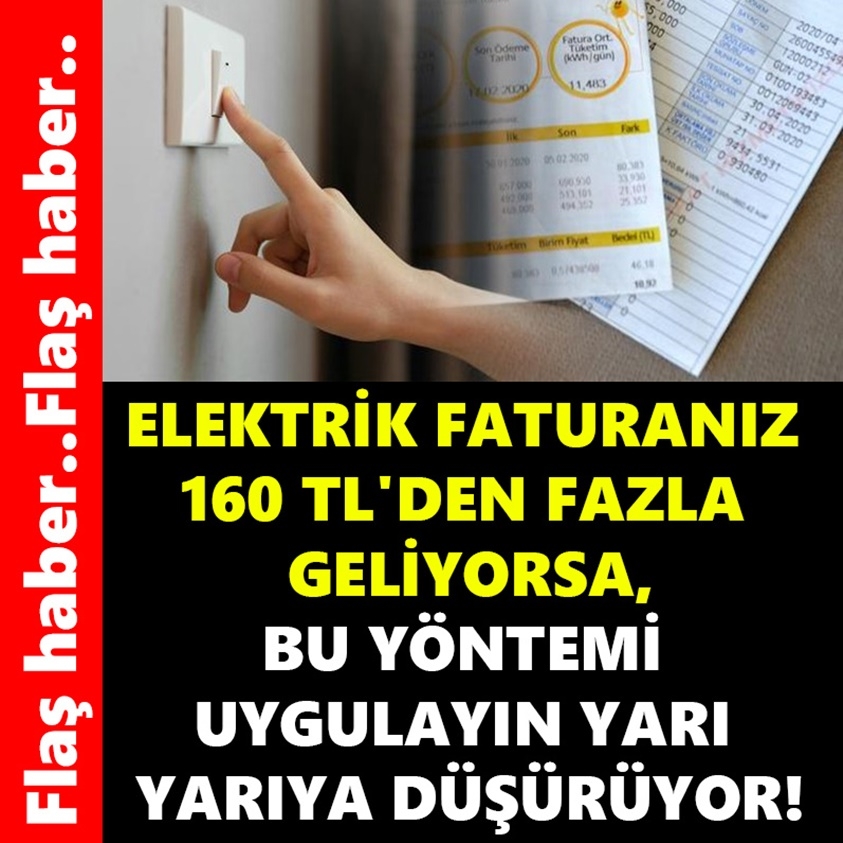 ELEKTRİK FATURANIZ FAZLA GELİYORSA BU YÖNTEMİ UYGULAYIN galerisi resim 1