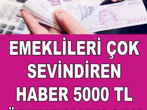 Emeklilerin beklediği