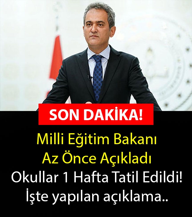 Milli eğitim bakanı açıkladı galerisi resim 1